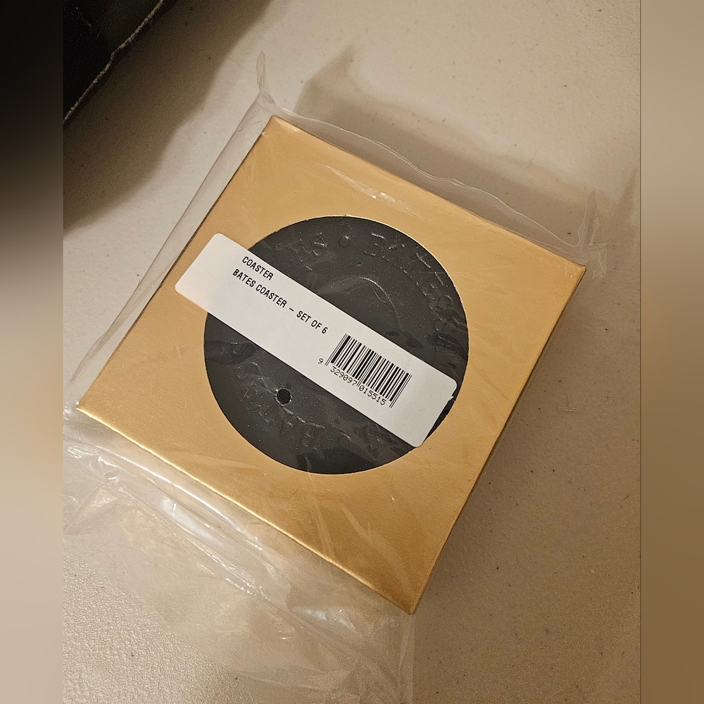 Nwot Bates Saddelry Leather Coasters